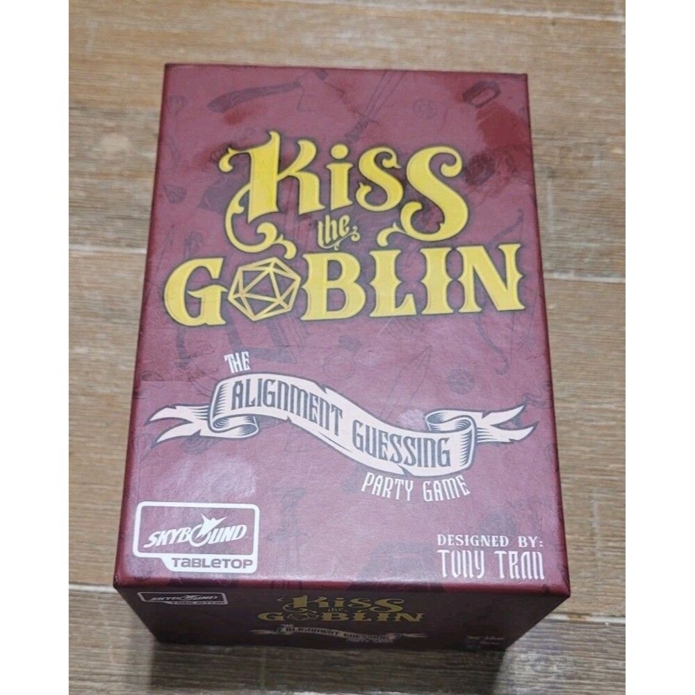Kiss The Goblin Tabletop Alignment Guessing Party Game New Opened  2-8 Players